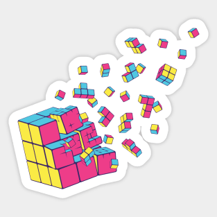 Rubixplosion II Sticker